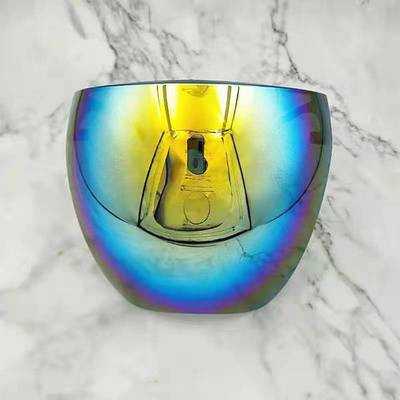 Clear anti-fog full-face color space mask for spray tanning and skincare protection
