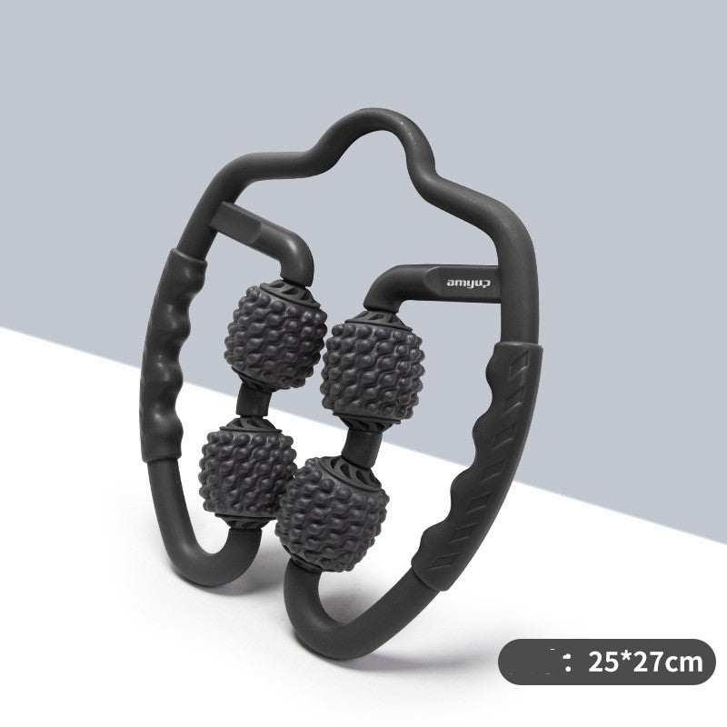 High-density foam roller muscle relaxer for deep tissue massage and pain relief