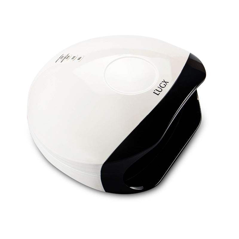 56W high-power UV LED nail lamp with auto sensor and multiple timer settings for fast, even gel polish curing