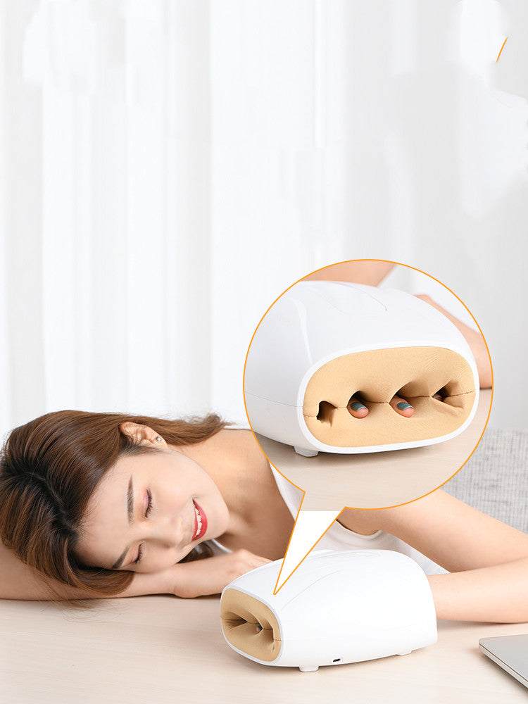 Electric hand massager with air compression and heat therapy for arthritis relief and improved circulation