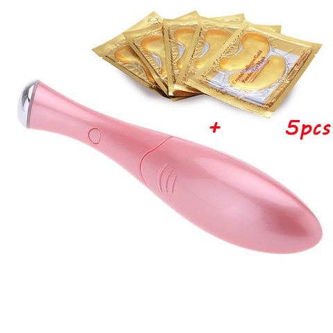 Gold Crystal Collagen Eye Mask gel patches for brightening and anti-aging under-eye care