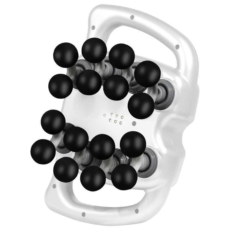 Multi-head Massage Gun with 8 or 16 interchangeable heads, LED screen, quiet motor, and long battery life for full body deep tissue relief