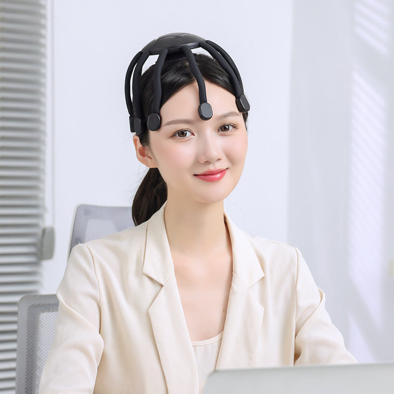 Vibrating Scalp Head Massager – Deep Relaxation Device