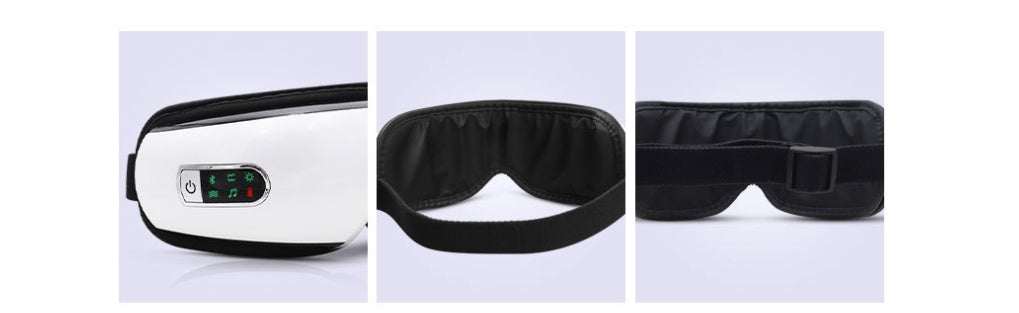 Smart Eye Massager with heat compress, air pressure, and vibration therapy for eye strain relief and improved circulation