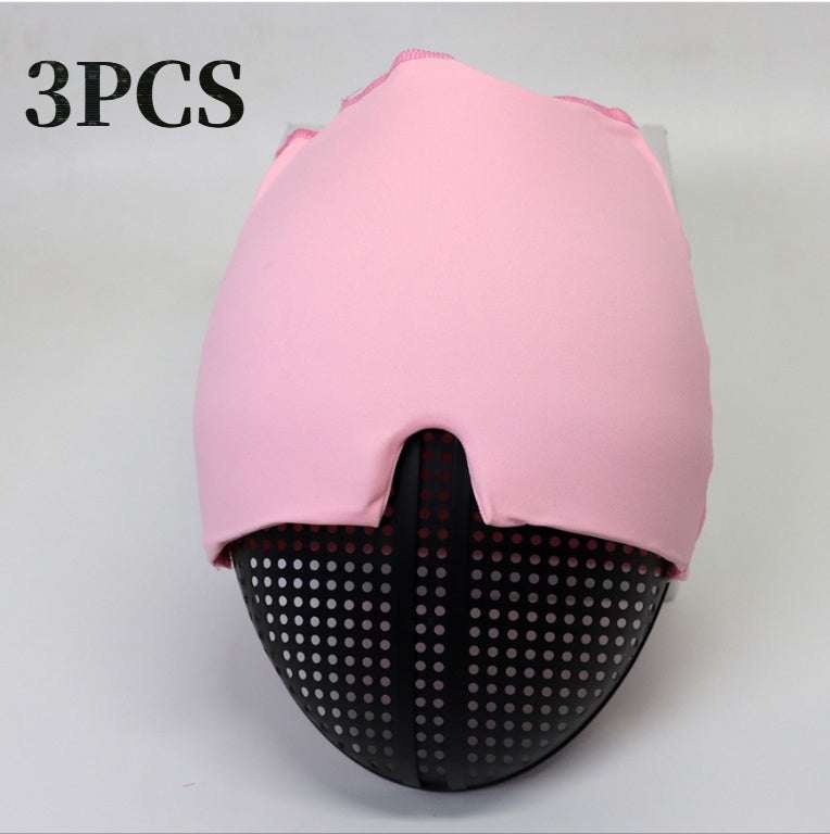 Migraine Relief Hat providing 360° cold compression therapy for headaches and puffy eyes with soft gel design and ice pack eye mask.