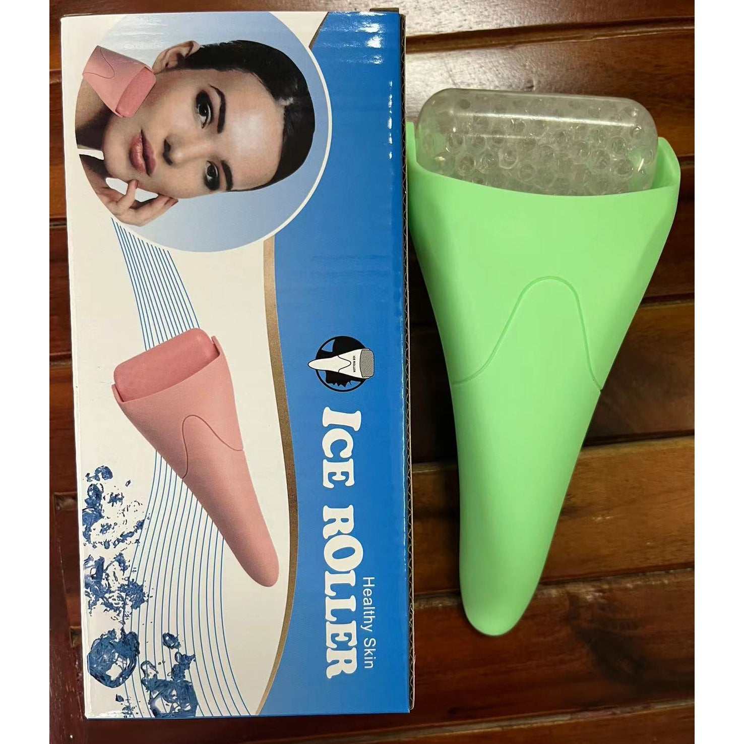 Ice Roller Massager for facial and body cold therapy reducing puffiness and soothing skin