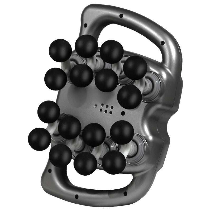 Multi-Head Massage Gun with LED screen, quiet motor, 8 or 16 interchangeable heads for deep tissue full body massage