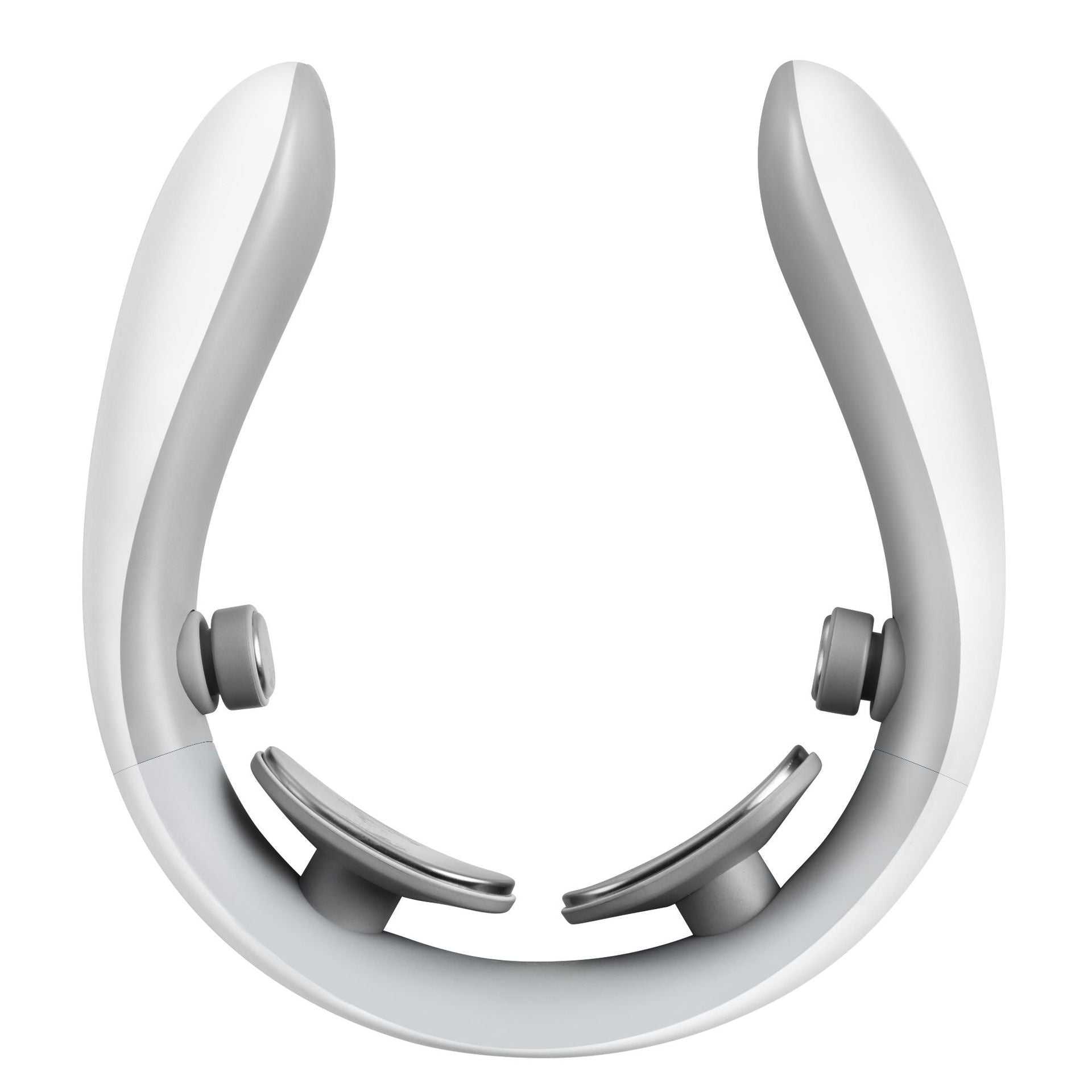 Ergonomic neck massager with hot compress heat therapy for shoulder and neck pain relief