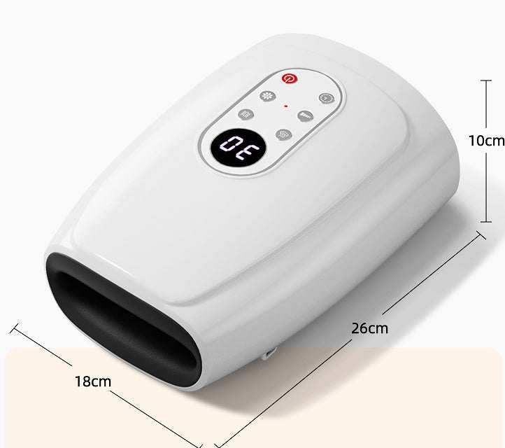 Electric finger and wrist joint massager with airbag kneading and hot compress therapy for arthritis and joint pain relief
