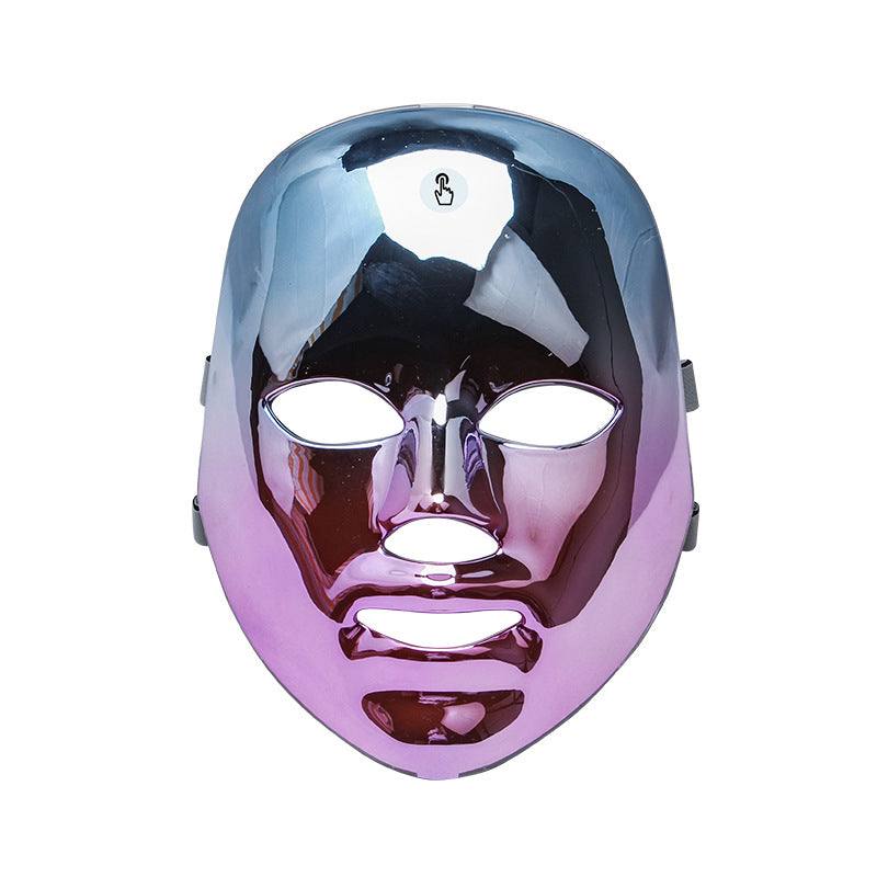 Blue and red light LED rechargeable face mask for acne treatment and clearer skin