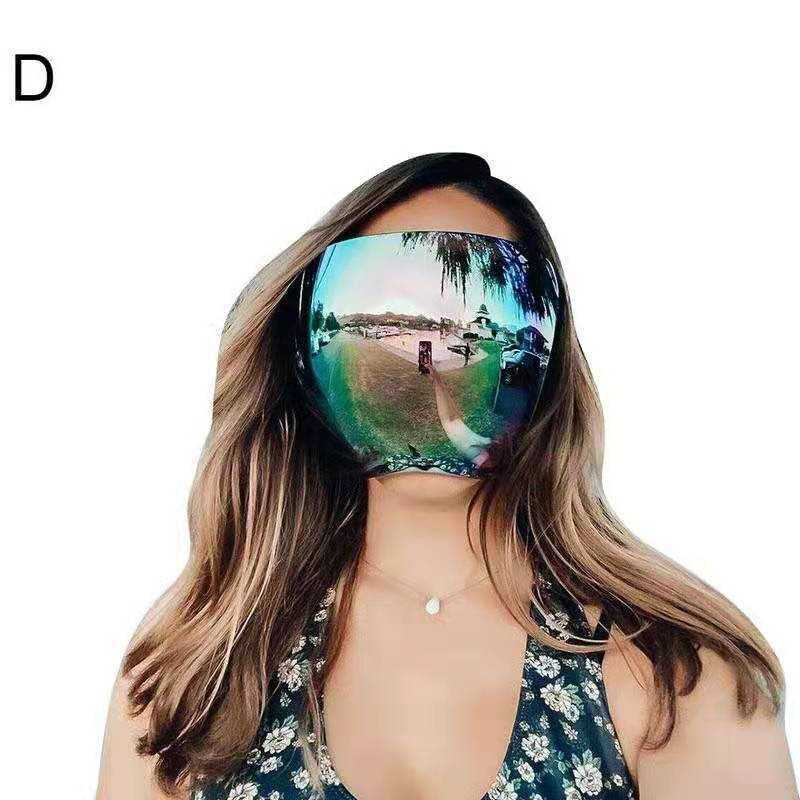 Clear Anti-Fog Protective Face Shield for Full-Face Beauty Treatments, Color Space Mask