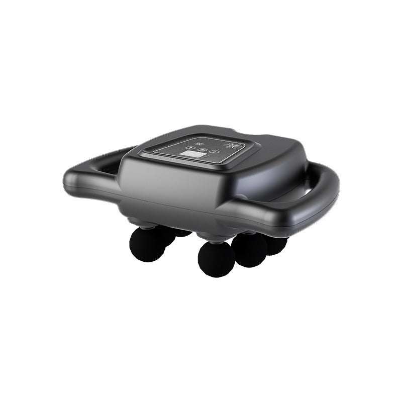 Multi-head Massage Gun with LED screen, quiet motor, and interchangeable heads for full body deep tissue massage