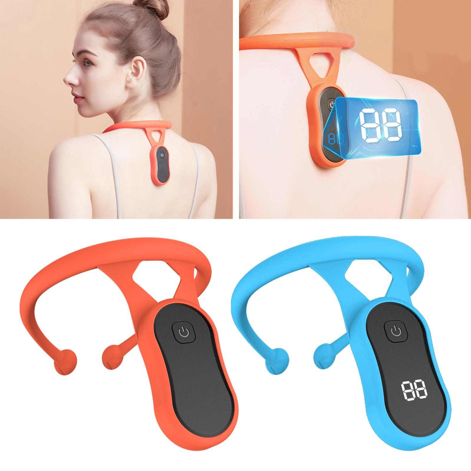 Intelligent posture corrector neckband with smart vibration reminder for cervical spine alignment in men and women