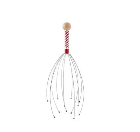 Octopus pointed head massager with multi-pointed claws for scalp stress and tension relief