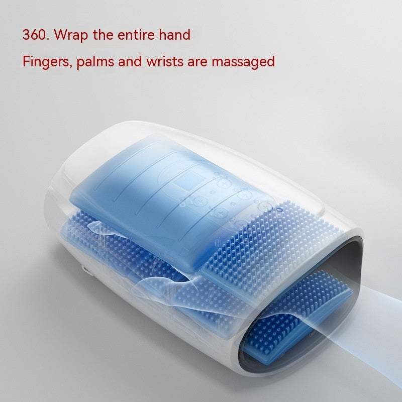 Electric finger and wrist joint massager with airbag kneading and hot compress therapy for arthritis and joint pain relief