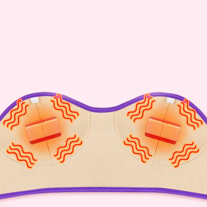 Illustration of a heating pad with electrical components on a white background